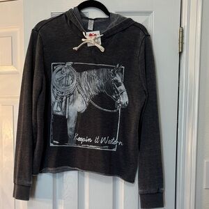 Alternative Gray Textured Hoodie